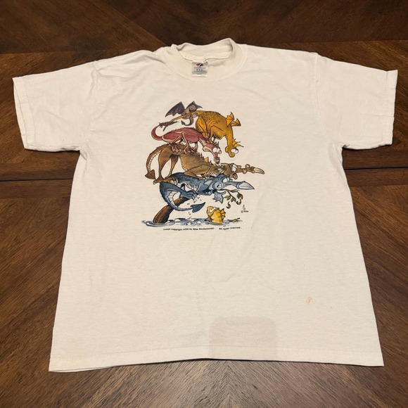 Jerzees Other - Vintage 2005 Mike Bocianowski Dragon Stack Graphic T-Shirt Jerzees White Medium